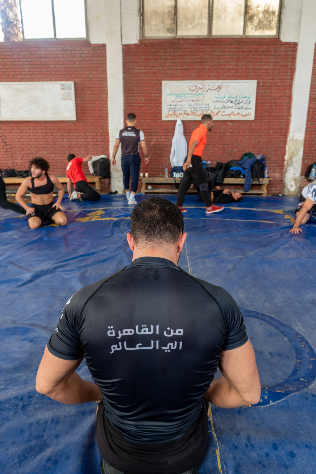 Cairo to the World Rashguard – athlete wearing rashguard